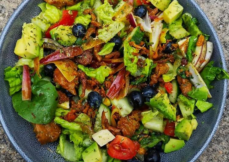 Simple Way to Prepare Ultimate Wholesome Vegetarian Salad