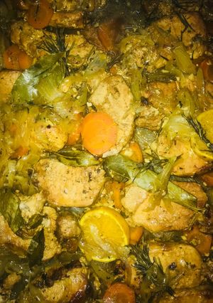 Una foto de Cerdo al horno 🍃