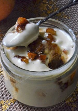 Une photo de Tiramisu à la pomme, façon Tatin