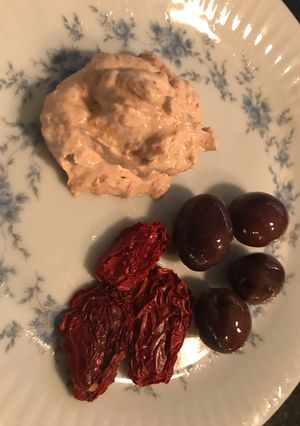 Una foto de Pasta de queso rojiza