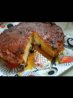 Una foto de Budín de pan casero