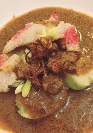 Foto resep Lontong sate malam