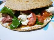 Una foto di piadina integrale