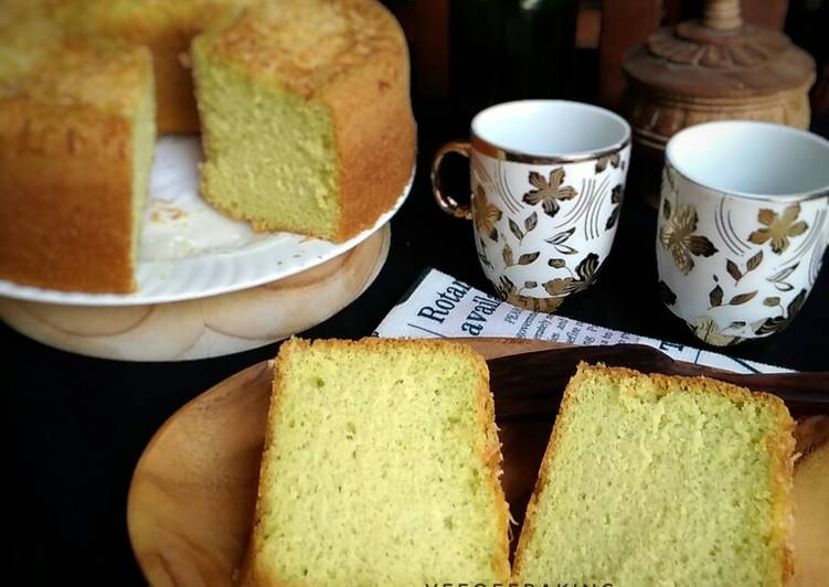 Resep: Bolu pandan panggang yang sederhana