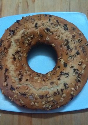 Una foto de Budín con nueces