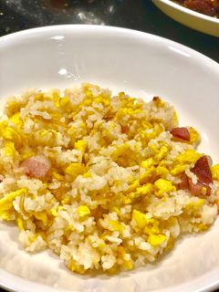 Foto resep Nasi goreng telur udang simple (Prawn egg fried rice)