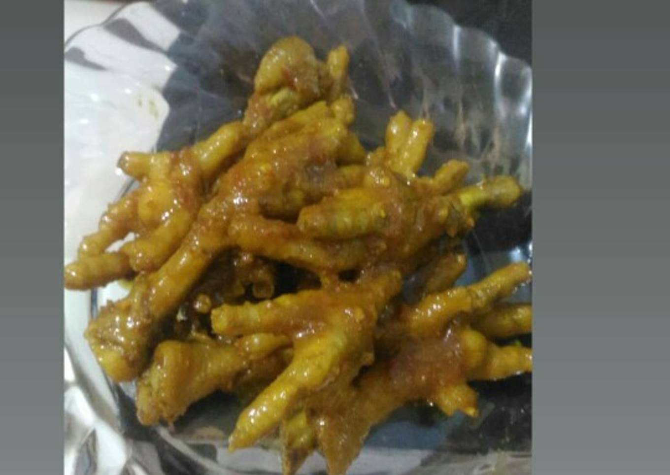 Ceker rica-rica extra pedas