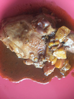 Una foto de Guiso de Pollo con Melocotón