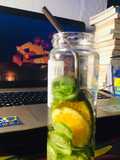 Detox cam dưa leo lá bạc hà hạt Chia