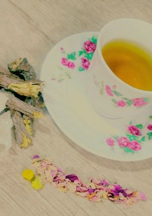 عکسی از دستور دمنوش چای سبز و به لیمو 🌱
