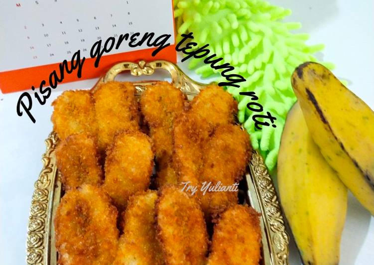 Resep Pisang goreng pasir(tepung roti), Bikin Ngiler