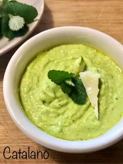 Foto di Crema di fave,pecorino e menta