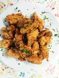 Asas de frango crocantes