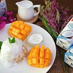 A picture of Thai Mango Sticky Rice, Award Winning Recipe/Ayam Brand Contest.