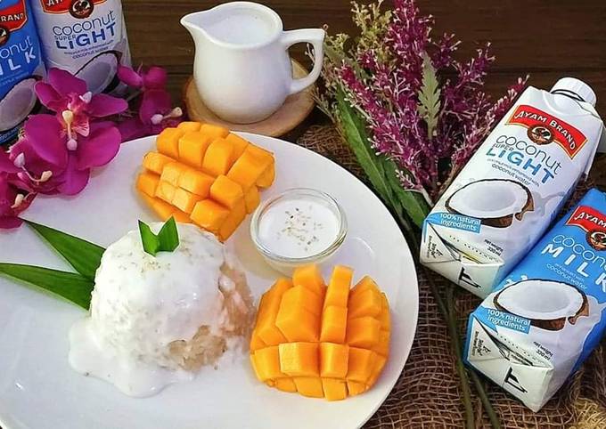 Step-by-Step Guide to Prepare Any-night-of-the-week Thai Mango Sticky Rice, Award Winning Recipe/Ayam Brand Contest