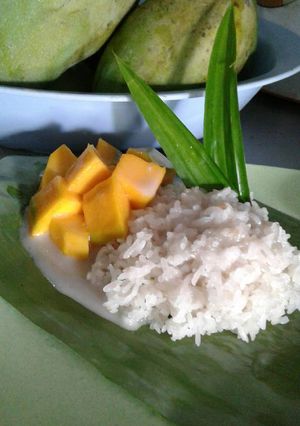 Foto resep Mango sticky rice a.k.a ketan mangga... 🍃