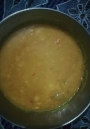 A picture of Maah chole ki daal.
