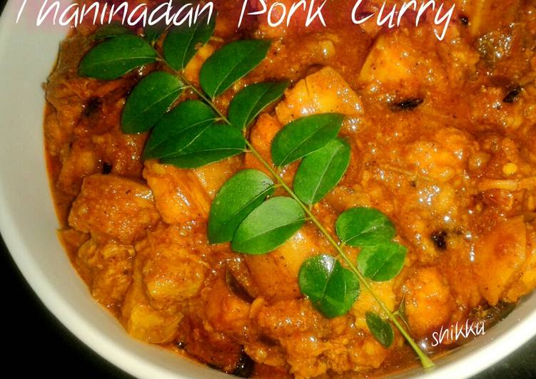 Dinner Ideas Thaninadan Pork Curry