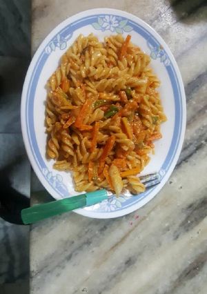 A picture of Vegetables pasta.