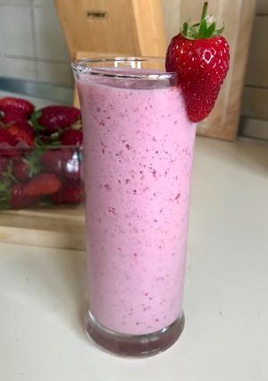 Φωτογραφία της συνταγής Milkshake φράουλα 🍓