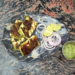 A picture of Hariyali Paneer Tikka 📌.