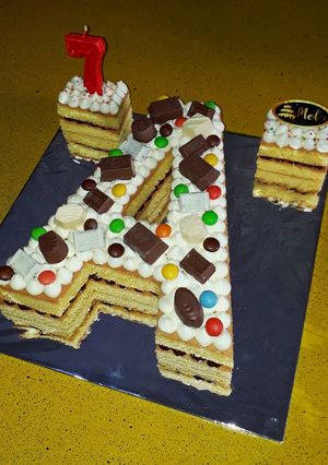Foto resep Monogram cake