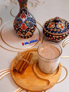 عکسی از دستور 🌱شیر دارچین عسلی