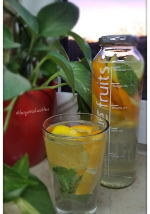 Hình của món #Detox 5 - Thải độc và thúc đẩy quá trình tiêu hóa [Cam,Chanh]🍊.