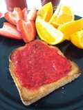 Mermelada de frutillas con stevia