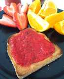 Mermelada de frutillas con stevia