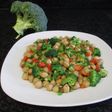 Ensalada de garbanzos con brócoli