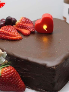 Una foto de Nutella cheesecake San Valentín