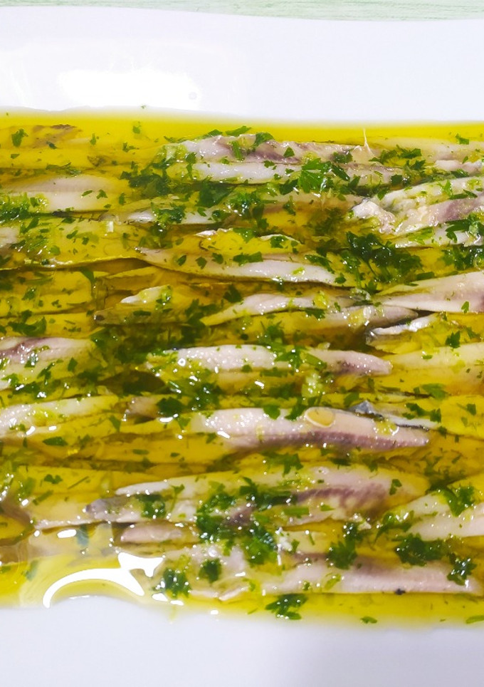 Una foto de Boquerones en vinagre