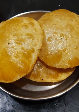 A picture of Wheat flour Puri.