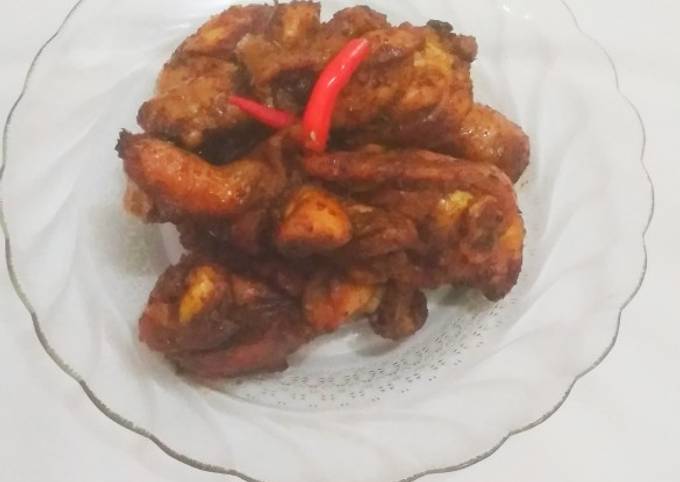 Ayam goreng tanpa ungkep