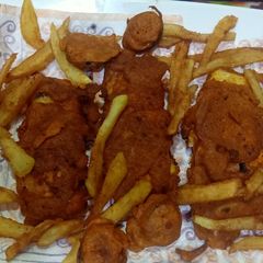 A picture of Crispy fish pakora.