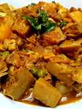 Spicy Kathal or Raw Jackfruit Sabzi