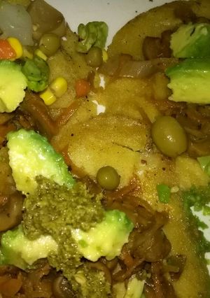 Una foto de Tacos / Gallos vegetarianos