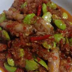 รูปของ Sambal Pete Cumi Asin