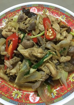 รูปของ “ผัดขิงไก่”