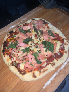 Una foto de 🇮🇹🇮🇹Pizza Tradicional al Sartén 🇮🇹🇮🇹