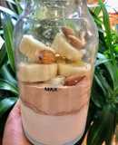 Eatclean / Breakfast - Bữa Sáng #7 - Protein (Whey),Chuối, Sữa Chua,Hạnh Nhân