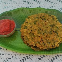 A picture of Barley Amranth Paratha.