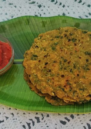 A picture of Barley Amranth Paratha.