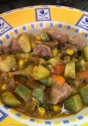 Una foto de Carne de cerdo en salsa reconciliadora Sonorense