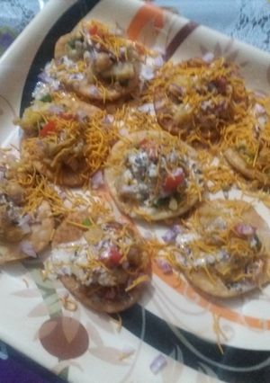 A picture of Sev puri #CookPadRamadan.