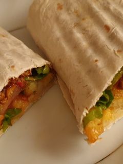 صورة لوصفة سندوتشات فاهيتا الدجاج بالتورتيلا 🌮