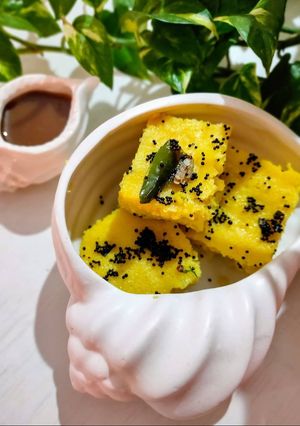 A picture of Dhokla.