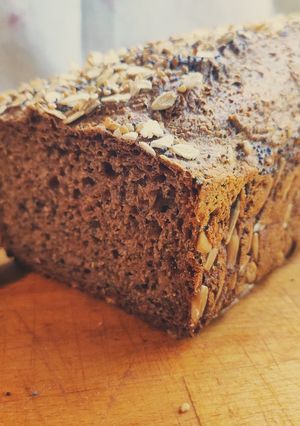 A picture of Semi-Whole Wheat Sandwich Bread with Buckwheat.