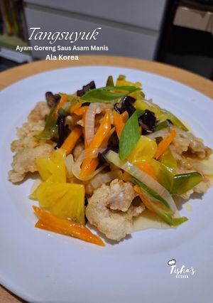 Foto resep 349. Tangsuyuk (Ayam Goreng Saus Asam Manis ala Korea)